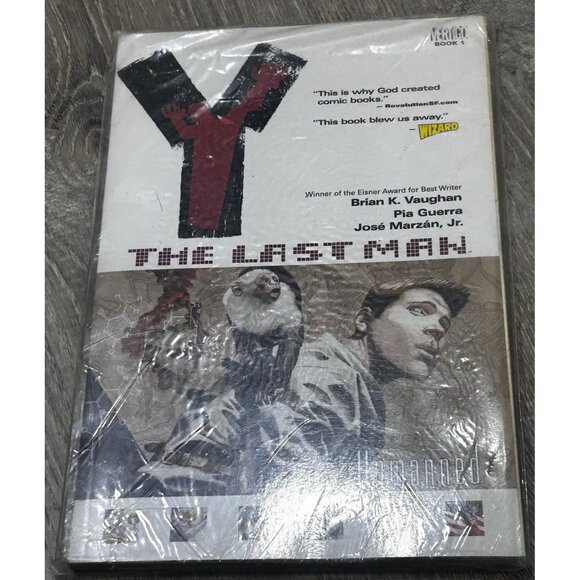 Y The Last Man #1 Novel by Brian K Vaughan, Pia Guerra and José Marzán Jr Paperb - Picture 1 of 6